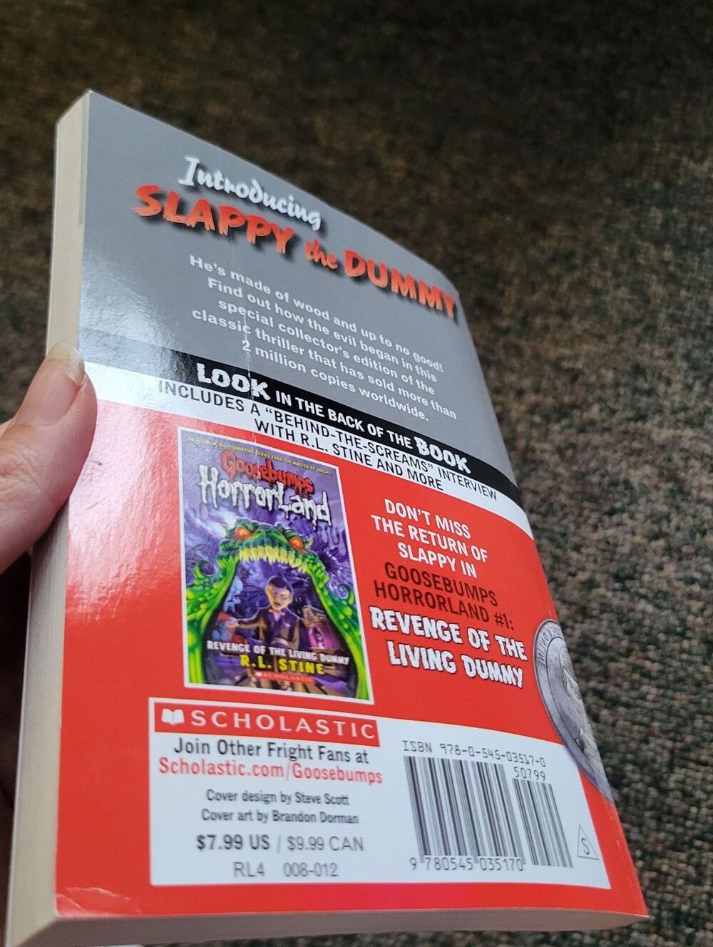 ๐ฅ5/$20 R. L. StineNight of the Living Dummy (Classic Goosebumps #1) - Picture 4 of 10